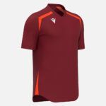 camiseta wyrm granate naranja